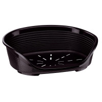 Пластиковий лежак Ferplast Siesta Deluxe 10 Black з антиковзаючим покриттям, 93.5×68.5×28.5 см Пластиковий лежак Ferplast Siesta Deluxe 10 Black з антиковзаючим покриттям, 93.5×68.5×28.5 см
