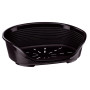 Пластиковый лежак Ferplast Siesta Deluxe 10 Black с антискользящим покрытием, 93.5×68.5×28.5 см
