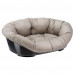 Пластиковий лежак Ferplast Sofa 6 в комплекті з подушкою для собак і котів, 73×55×27 см