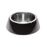 Ferplast Jolie Small Black Bowl металлическая миска для собак и кошек, 17,1 см Ferplast Jolie Small Black Bowl металлическая миска для собак и кошек, 17,1 см