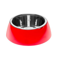 Ferplast Jolie Medium Red Bowl металлическая миска для собак и кошек, 20 см Ferplast Jolie Medium Red Bowl металлическая миска для собак и кошек, 20 см