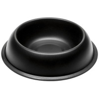 Ferplast Mira KC 80 Bowl Black металлическая окрашенная миска для собак и кошек, черная, 32,5 см Ferplast Mira KC 80 Bowl Black металлическая окрашенная миска для собак и кошек, черная, 32,5 см