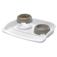 Ferplast Lindo Max Tray & Bowls миски на подставке с защитой против скольжения, пластик Ferplast Lindo Max Tray & Bowls миски на подставке с защитой против скольжения, пластик