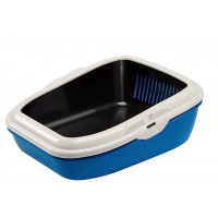 Туалет з двома піддонами Ferplast Litter Tray Birba з системою просіювання для кішок, 45,5x55,5x22 см Туалет з двома піддонами Ferplast Litter Tray Birba з системою просіювання для кішок, 45,5x55,5x22 см