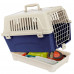 Переноска Ferplast Carrier Atlas 10 Open Organizer для котів, собак і гризунів, біло-синя, 48×33×34 см