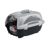 Переноска Ferplast Carrier Atlas Deluxe 10 для кошек и собак, серо-чёрная, 50.7×34×30 см Переноска Ferplast Carrier Atlas Deluxe 10 для кошек и собак, серо-чёрная, 50.7×34×30 см