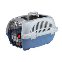 Переноска Ferplast Carrier Atlas Deluxe 10 Open для котів і собак, сіро-блакитна, 50.7×34×30 см Переноска Ferplast Carrier Atlas Deluxe 10 Open для котів і собак, сіро-блакитна, 50.7×34×30 см