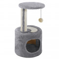 Ferplast PA 4010 Flat Post когтеточка для кошек с игрушкой и домиком, 30x30x57 см