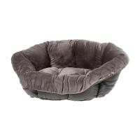 Бархатная подушка для кроватей Ferplast Spare Sofa Prestige 4 Grey для кошек и собак, 64×48×25 см Бархатная подушка для кроватей Ferplast Spare Sofa Prestige 4 Grey для кошек и собак, 64×48×25 см