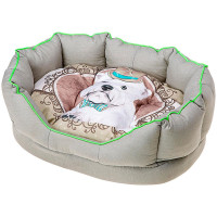 Лежанка з синтетичної тканини Ferplast Fiore 70 Bedding Sir Dog, 70×52×25 см Лежанка з синтетичної тканини Ferplast Fiore 70 Bedding Sir Dog, 70×52×25 см