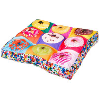 Подушка Ferplast Love Donuts для котів і собак, 55×55×11 см Подушка Ferplast Love Donuts для котів і собак, 55×55×11 см