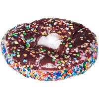 Подушка в виде пончика Ferplast Choko Donut для кошек и собак, 55 см Подушка в виде пончика Ferplast Choko Donut для кошек и собак, 55 см
