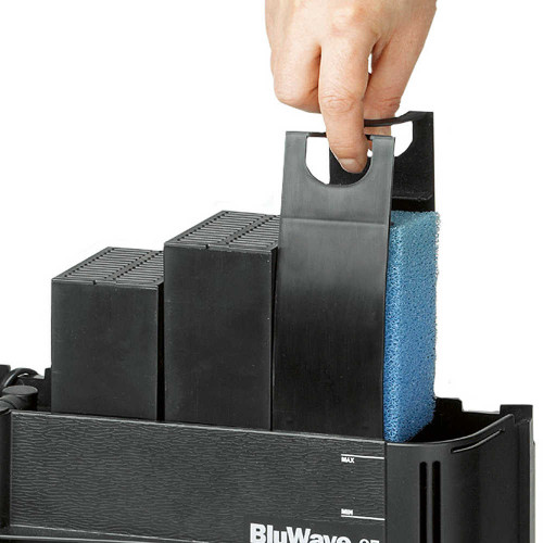 Триступеневий внутрішній фільтр Ferplast Bliwave 05 з фільтруючими матеріалами і насосом, 27,5x7,5x32 см