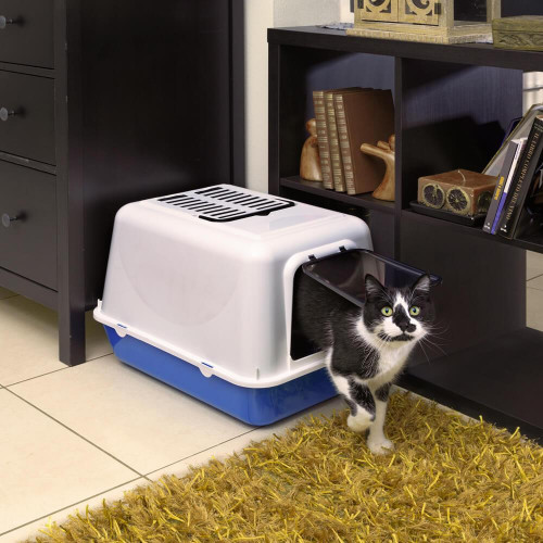 Туалет для котов Ferplast Clear Cat 20 закрытый