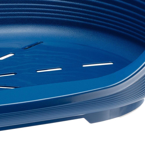 Пластиковий лежак Ferplast Siesta Deluxe 4 Blue з антиковзаючим покриттям, 61.5×45×21.5 см
