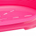 Пластиковий лежак Ferplast Siesta Deluxe 6 Pink з антиковзаючим покриттям, 70.5×52×23.5 см
