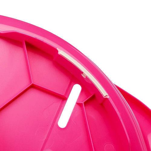 Пластиковий лежак Ferplast Siesta Deluxe 6 Pink з антиковзаючим покриттям, 70.5×52×23.5 см