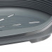 Пластиковий лежак Ferplast Siesta Deluxe 6 Grey з антиковзаючим покриттям, 70.5×52×23.5 см