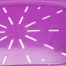 Пластиковий лежак Ferplast Siesta Deluxe 12 Violet з антиковзаючим покриттям, 111×80.5×33.5 см