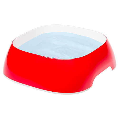 Ferplast Glam Large Red Bowl пластиковая миска для собак и кошек красная, 1,2 мл