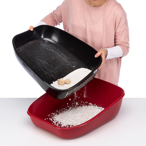 Закритий туалет Ferplast Toilet Home Magix для кішок з системою просіювання, 45,5x55,5x41 см