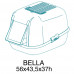 Закрытый туалет Ferplast Toilet Home Bella Restyling для кошек