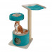 Ferplast Cat Tree Jago ігровий комплекс для котів з поличками, спальним місцем і колонами, 50x50x94,5 см