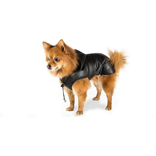 Плащ-дощовик Ferplast Trench Black TG 25 для собак, чорний, 25 см