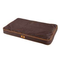 Подушка з міцного матеріалу Ferplast Polo 65 Cushion Brown для собак, коричнева, 65×40×8 см Подушка з міцного матеріалу Ferplast Polo 65 Cushion Brown для собак, коричнева, 65×40×8 см