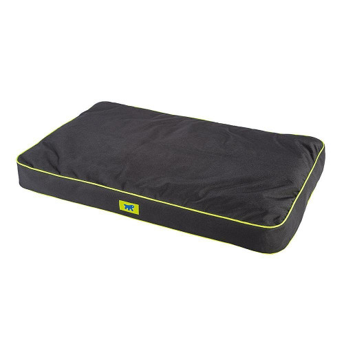 Подушка з міцного матеріалу Ferplast Polo 110 Cushion Black для собак, чорна, 110×70×8 см