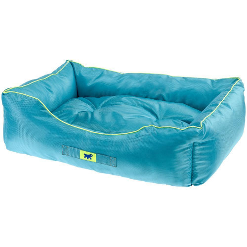 Мягкий диван Ferplast Jazzy 60 Bedding Blue для собак, голубой, 66×50×20 см