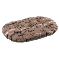 Подушка-підстилка Ferplast Relax 45/2 Cities Brown для котів і собак, 43×30 см Подушка-підстилка Ferplast Relax 45/2 Cities Brown для котів і собак, 43×30 см
