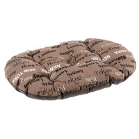 Подушка-підстилка Ferplast Relax 65/6 Cities Brown для котів і собак, 65×42 см Подушка-підстилка Ferplast Relax 65/6 Cities Brown для котів і собак, 65×42 см
