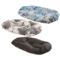 Подушка-підстилка Ferplast Relax 65/6 Map Blue-Grey-Black для котів і собак, 65×42 см Подушка-підстилка Ferplast Relax 65/6 Map Blue-Grey-Black для котів і собак, 65×42 см