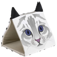 Хлопковый домик Ferplast Tunnel House Pyramid для кошек, пирамида, 43×39×38 см Хлопковый домик Ferplast Tunnel House Pyramid для кошек, пирамида, 43×39×38 см