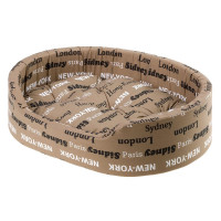 Лежак Ferplast Dandy C 55 Brown Cities для собак і котів, 55×41×26 см Лежак Ferplast Dandy C 55 Brown Cities для собак і котів, 55×41×26 см