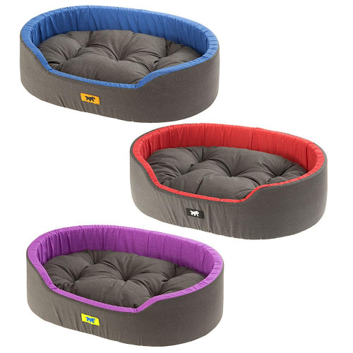 М'яка лежанка Ferplast Dandy C 110 Blue-Green-Purple для собак і котів, 110×70×23 см