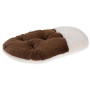 Меховая подушка Ferplast Relax 45/2 Soft Brown для кошек и собак, коричневая, 43×30 см