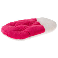 Хутряна подушка Ferplast Relax 65/6 Soft Fucsia для котів і собак, рожева, 65×42 см Хутряна подушка Ferplast Relax 65/6 Soft Fucsia для котів і собак, рожева, 65×42 см