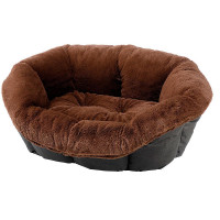 Подушка Ferplast Spare Sofa 2 Soft до лежанки Sofa для котів і собак, коричневий, 43×31 см Подушка Ferplast Spare Sofa 2 Soft до лежанки Sofa для котів і собак, коричневий, 43×31 см