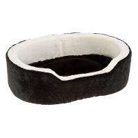 Ліжко Ferplast Nido 65 Bedding Soft Black для собак і котів, чорний, 65×45×17 см Ліжко Ferplast Nido 65 Bedding Soft Black для собак і котів, чорний, 65×45×17 см