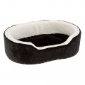 Ліжко Ferplast Nido 95 Bedding Soft Black для собак і котів, чорний, 95×65×23 см