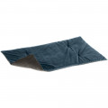 Двухгранна оксамитова підстилка Ferplast Baron 110 Blanket Blue-Grey для котів і собак, 110×70 див