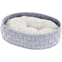 Валяная кровать Ferplast Cocoon 45 Light Grey Cushion для кошек и собак с двухсторонней подушкой, 45×35×12 см Валяная кровать Ferplast Cocoon 45 Light Grey Cushion для кошек и собак с двухсторонней подушкой, 45×35×12 см