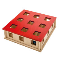 Игрушка Magic Box для кошек из дерева, 27x27x8,5 см Игрушка Magic Box для кошек из дерева, 27x27x8,5 см