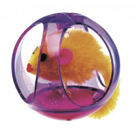 Игрушка PA 5214 Tumbling Cat Ball для котов в форме шарика с мышью внутри Игрушка PA 5214 Tumbling Cat Ball для котов в форме шарика с мышью внутри