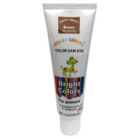 Краска для шерсти Crazy Liberty Color Hair Dye 150 мл. Brown. Краска для шерсти Crazy Liberty Color Hair Dye 150 мл. Brown.