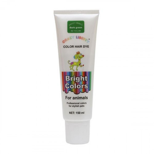 Краска для шерсти Crazy Liberty Color Hair Dye 150 мл. Dark Green.