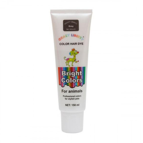 Фарба для вовни Crazy Liberty Color Hair Dye 150 мл. Grey.