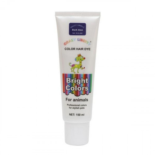 Краска для шерсти Crazy Liberty Color Hair Dye 150 мл. Dark Blue.